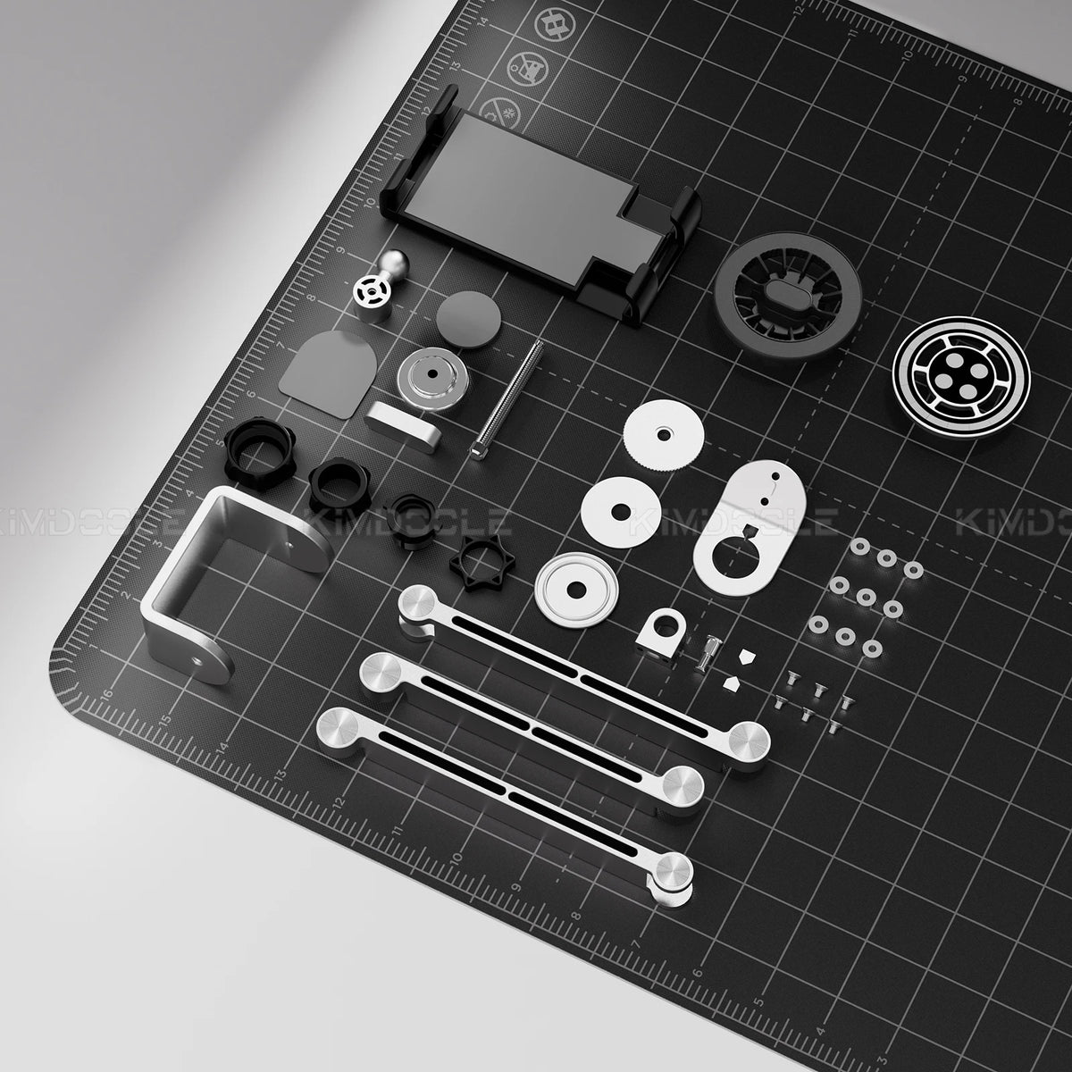 モニターアーム ディスプレイスタンド Pad Galaxy Kindle タブレット デスクトップ 調節可能な回転ディスプレイスタンド 磁気ベッドフォンスタンド クリップマウント